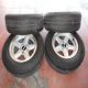 LLANTAS SCHNITZER R17X7 ET13 ANCLAJE 5X120 NEUMATICOS 235/60R15 COCHES CLASICOS