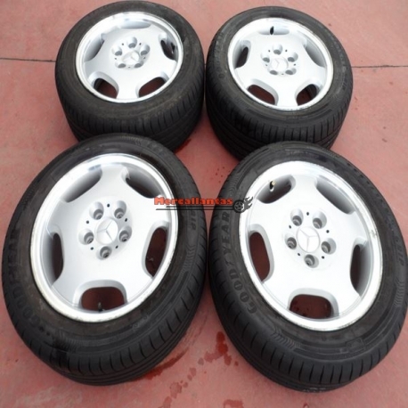 LLANTAS ORIGINALES MERCEDES R16X7 ET35 ROLAN NEUMATICOS 205/55R16 91V GOOD YEAR