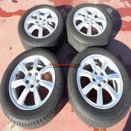 LLANTAS ORIGINALES JAGUAR R16X6,5 ANCLAJE 5X120 NEUMATICOS MICHELIN 205/55r16