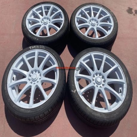 LLANTAS MARCA GTR MEDIDAS 18X8 ET42 MULTI ANCLAJE 5X112, 5X100 NEUMATICOS 225/40ZR18